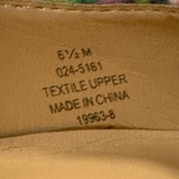 EUC Liz Claiborne Floral Peep Toe Pumps With Hidden Platform For Comfort, Sz 6.5 - Picture 13 of 16